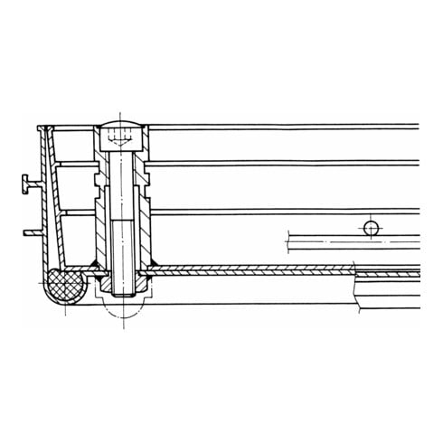 ZARGES Schachtabdeckung Aluminium 1000 x 1000 mm Außenmaß 1.140 x 1.140 mm