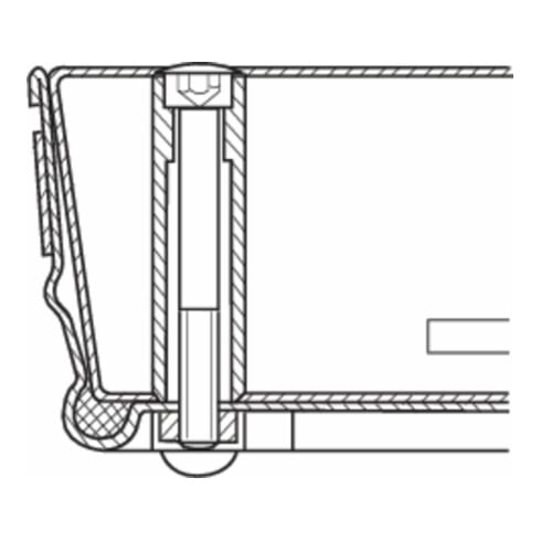 ZARGES Schachtabdeckung Stahl verzinkt 1000 x 1000 mm Außenmaß 1.120 x 1.120 mm