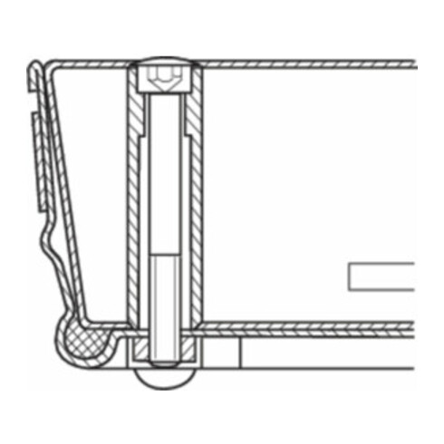 ZARGES Schachtabdeckung Stahl verzinkt 600 x 600 mm Außenmaß 720 x 720 mm