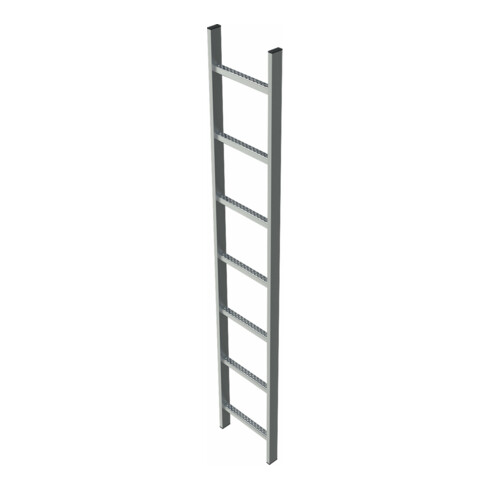 ZARGES Schachtleiter verzinkt 14 Sprossen LW400 mm