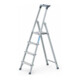 Set Zarges Stufen-Stehleiter 5 Stufen + Stufen-Stehleiter, 4 Stufen inkl. Brücke-2