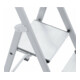 ZARGES Stufenstehleiter Alu 8Stufen 1seitig Plattform-H1700mm 7.1kg eloxHolme-4
