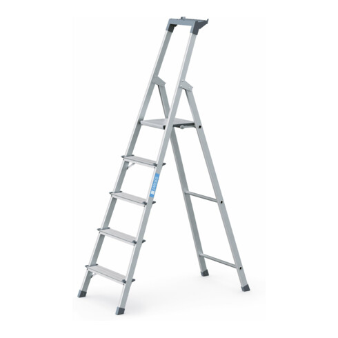 ZARGES Stufenstehleiter Aluufen 1seitig Plattform-H1030mm 4.2kg eloxHolme