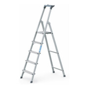 ZARGES Stufenstehleiter Aluufen 1seitig Plattform-H1030mm 4.2kg eloxHolme
