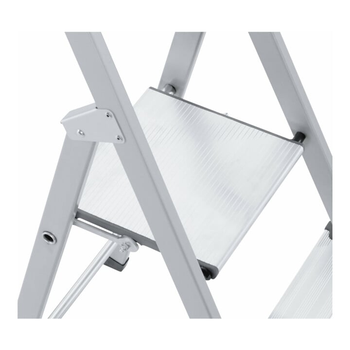 ZARGES Stufenstehleiter Aluufen 1seitig Plattform-H1030mm 4.2kg eloxHolme