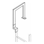 ZARGES Übersteigbügel 500 mm tief, Stahl verzinkt