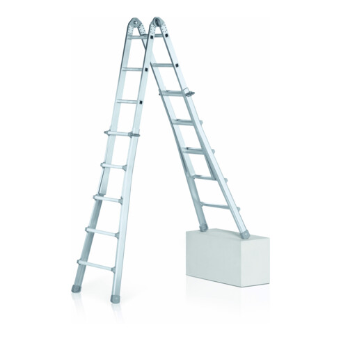 ZARGES Variomax V - LM-Teleskop-Leiter 4 x 3 Sprossen