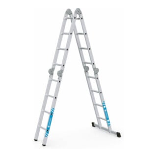 ZARGES Vielzweckleiter 4x4 Sprossen STRECKE