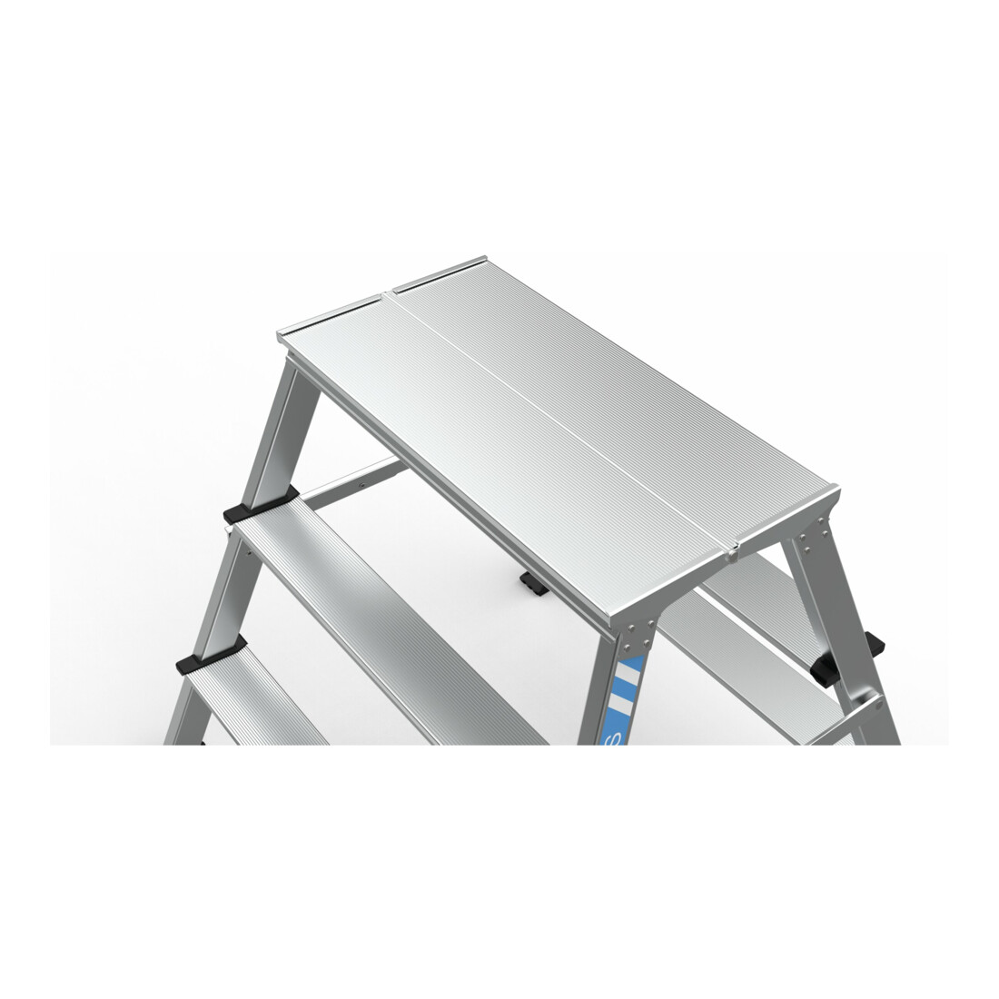 Zarges XLstep P - Podest breit 2 x 2 Stufen
