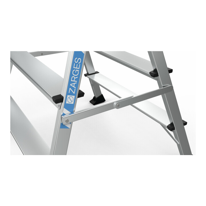 Zarges XLstep P - Podest breit 2 x 2 Stufen