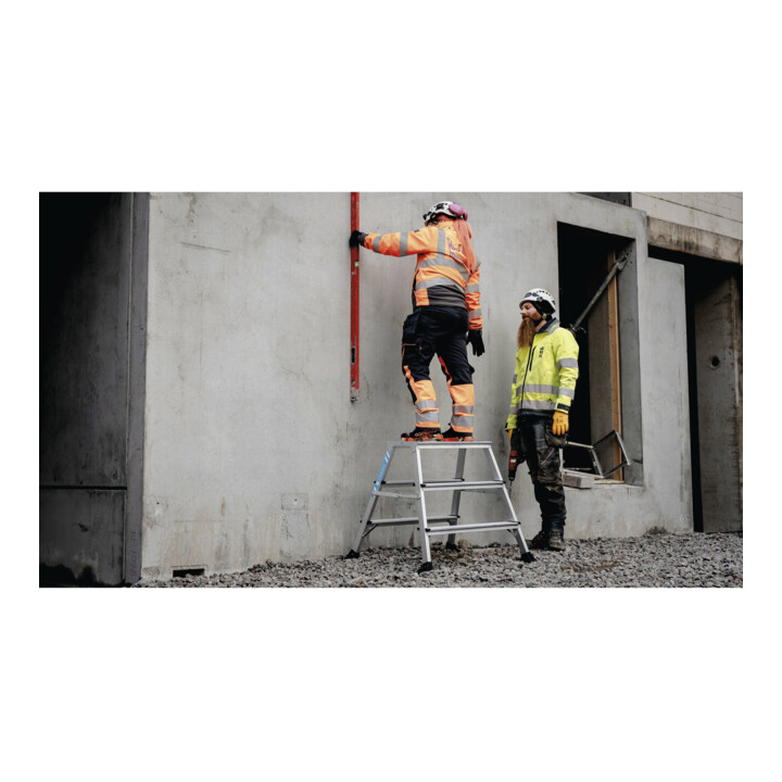 Zarges XLstep P - Podest breit 2 x 2 Stufen