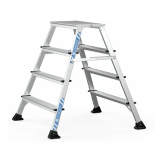 Zarges XLstep P - Podest breit 2 x 4 Stufen