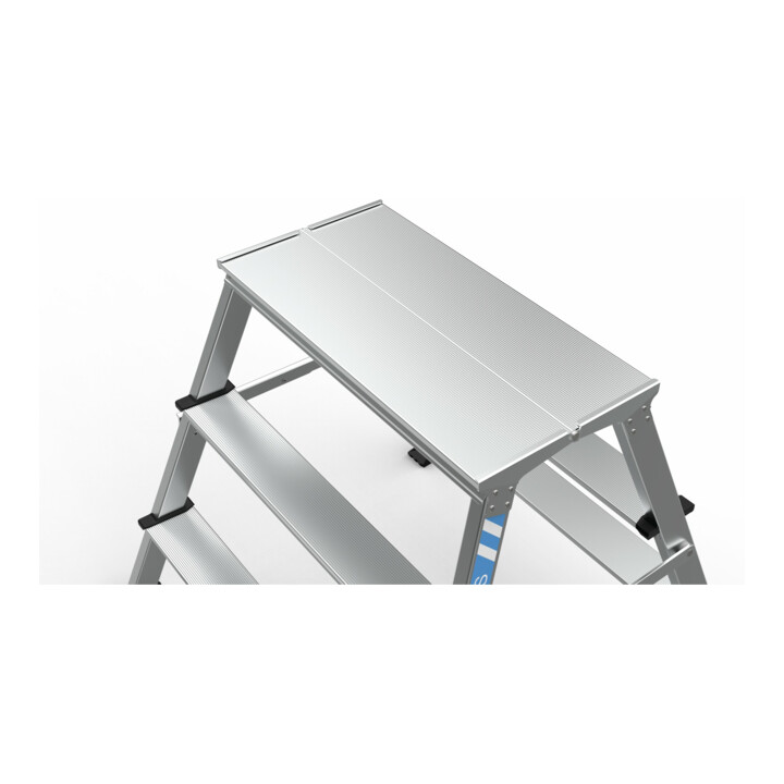 Zarges XLstep P - Podest breit 2 x 4 Stufen