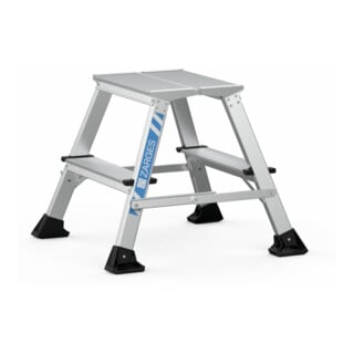 Zarges XLstep P - Podest schmal 2 x 2 Stufen
