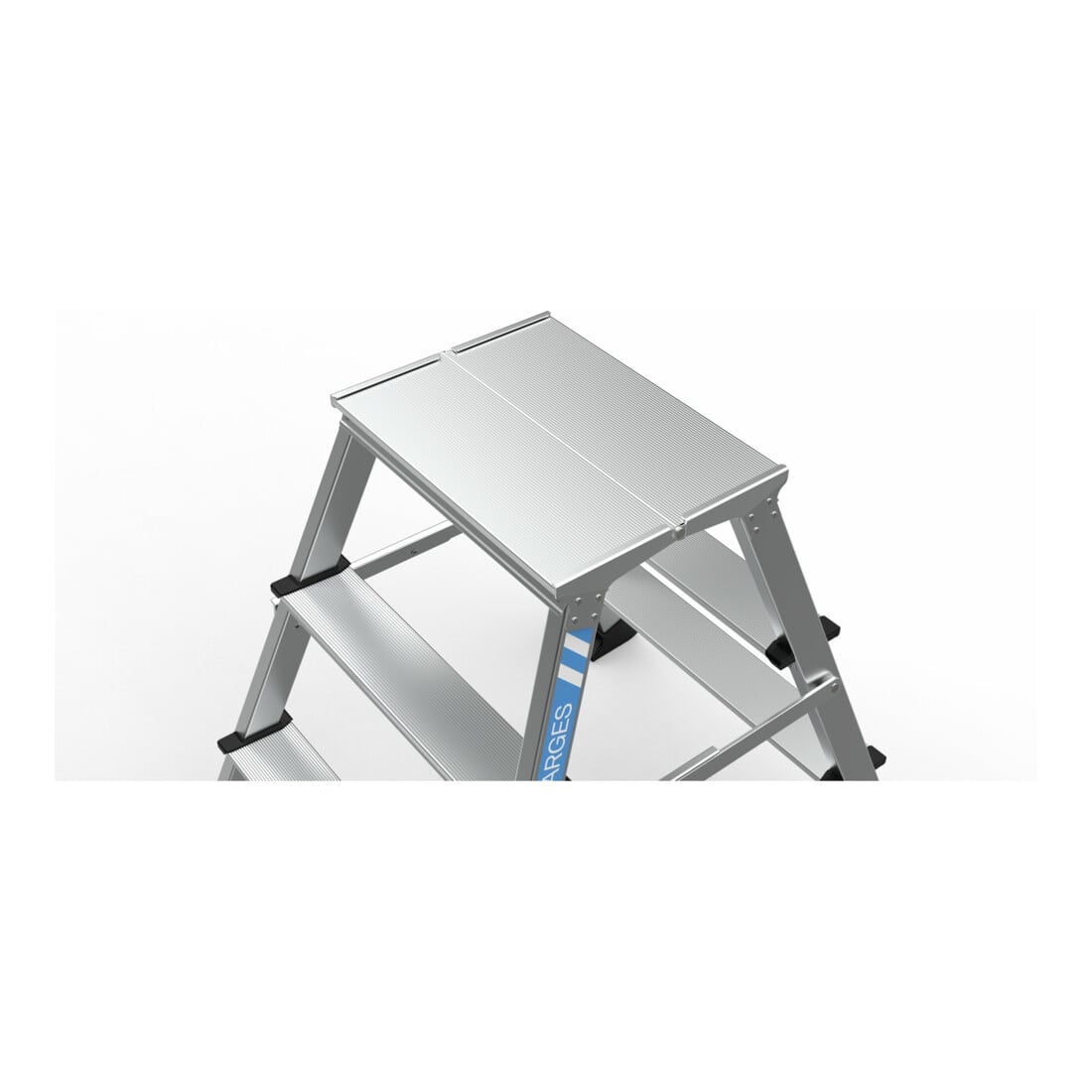 Zarges XLstep P - Podest schmal 2 x 3 Stufen