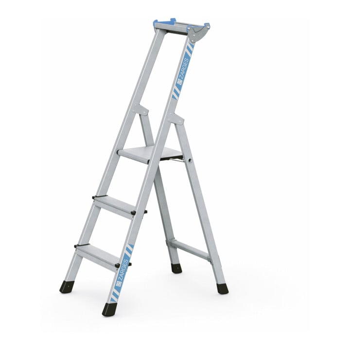 Set ZARGES XLstep S - LM-Stufen-Stehleiter 3 Stufen + Werkzeugtasche