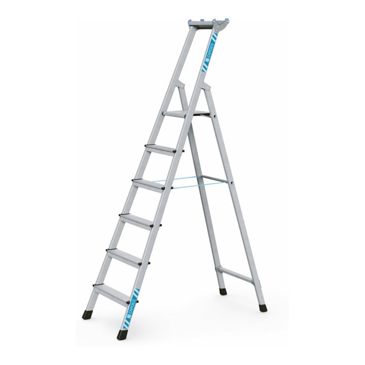 Set ZARGES XLstep S - LM-Stufen-Stehleiter 6 Stufen + Werkzeugtasche