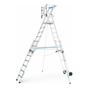 Zarges ZAP Masterflex Plus S - Teleskop-Plattformleiter 12 Stufen