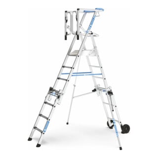 Zarges ZAP Masterflex Plus S - Teleskop-Plattformleiter 7 Stufen