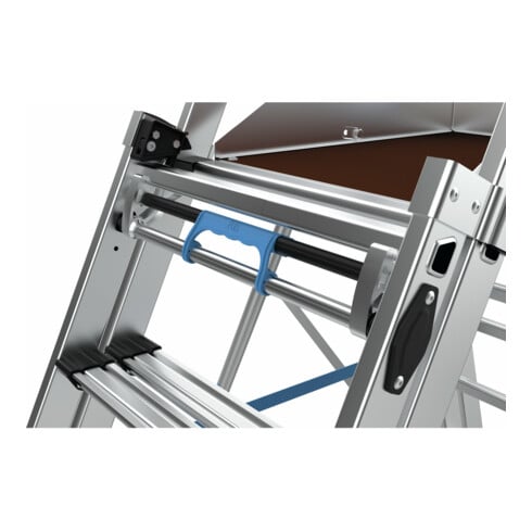 Zarges ZAP Masterflex Plus S - Teleskop-Plattformleiter 9 Stufen