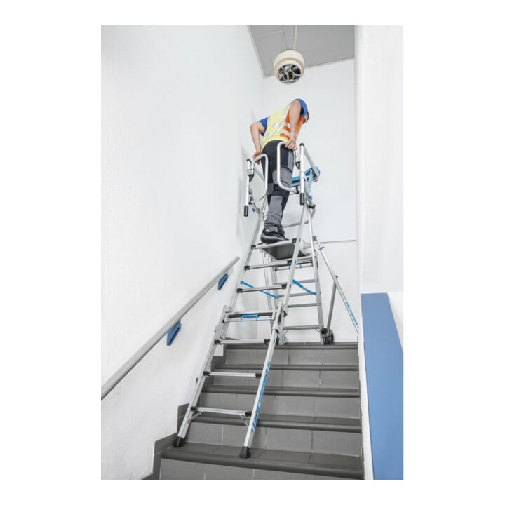 Zarges ZAP Masterflex Plus S - Teleskop-Plattformleiter 9 Stufen