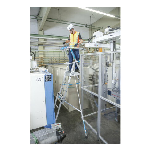 Zarges ZAP Masterflex S - Teleskop-Plattformleiter 7 Stufen