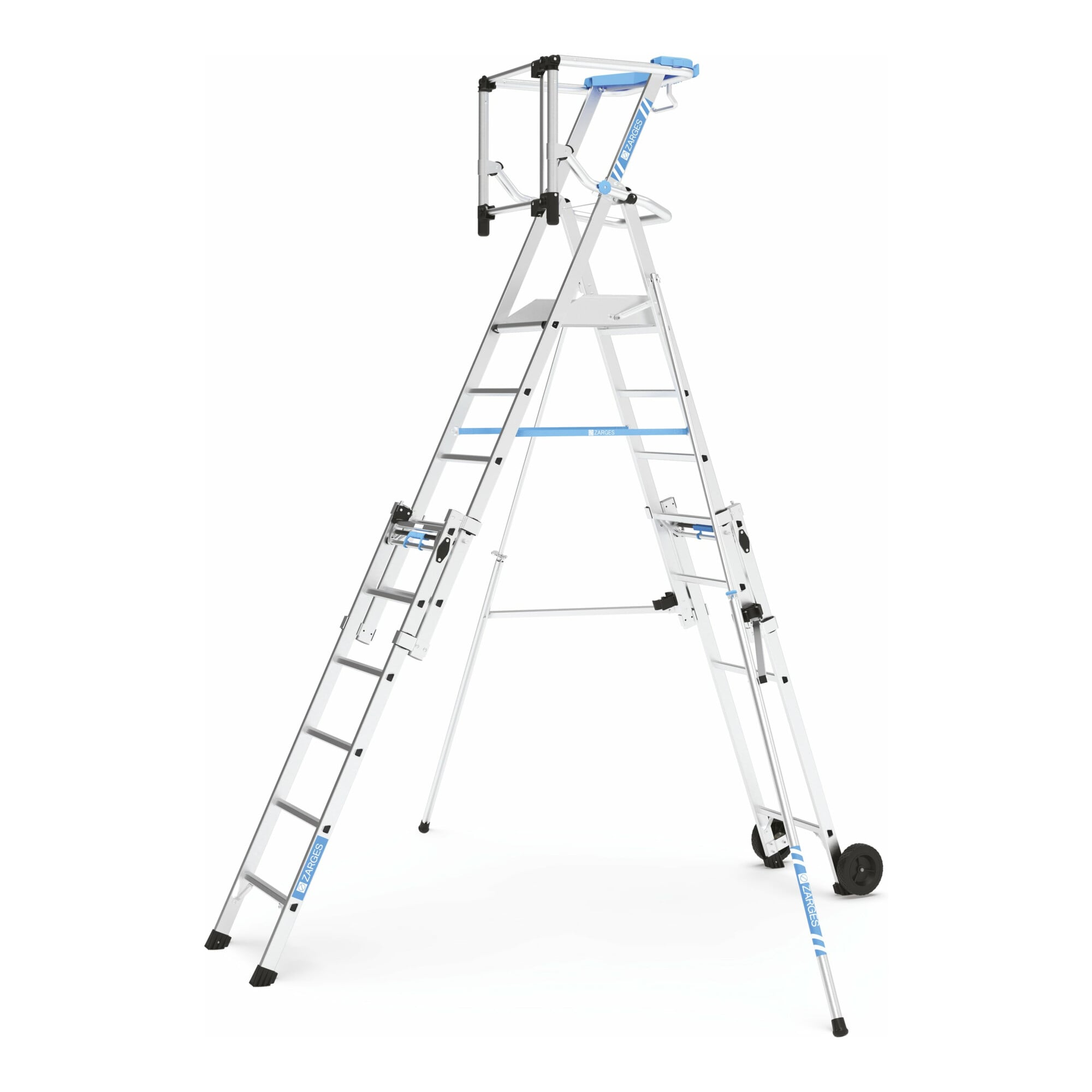 Zarges ZAP Masterflex S - Teleskop-Plattformleiter 9 Stufen