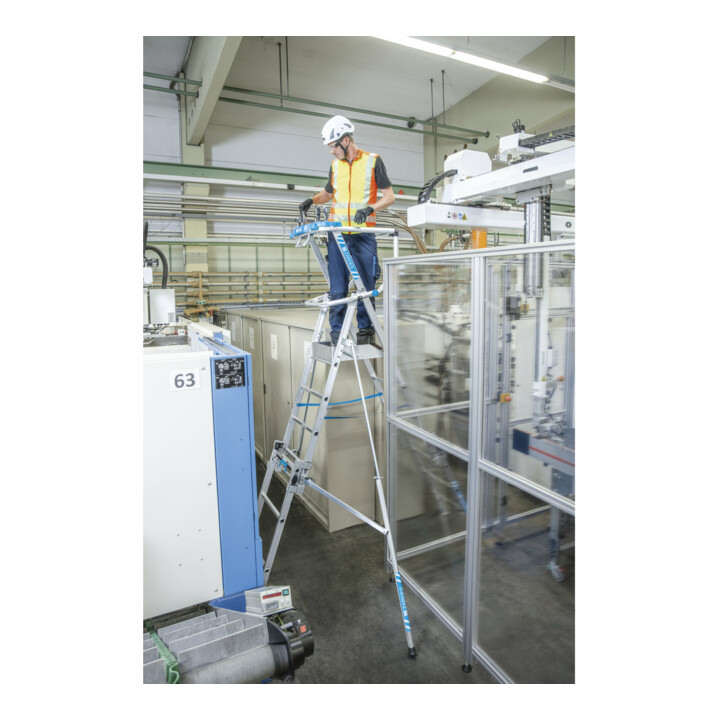 Zarges ZAP Masterflex S - Teleskop-Plattformleiter 9 Stufen