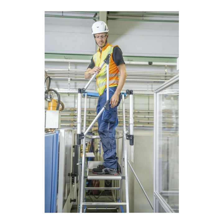 Zarges ZAP Masterflex S - Teleskop-Plattformleiter 9 Stufen