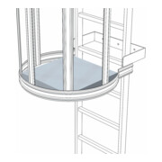 ZARGES Zwischenplattform Edelstahl