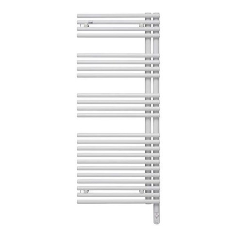 Zehnder Badheizkörper Forma Asym Ausführung links, elektrisch LFAEL-120-60/DD weiß