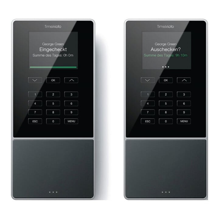 Zeiterfassungssystem TM-616 m.RFID-Scenner TIMEMOTO