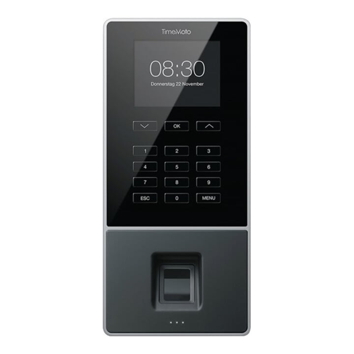 Zeiterfassungssystem TM-626 m.RFID-/Fingerabdruck-Scanner TIMEMOTO