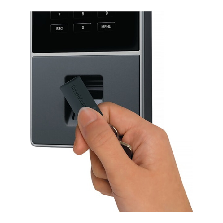 Zeiterfassungssystem TM-626 m.RFID-/Fingerabdruck-Scanner TIMEMOTO