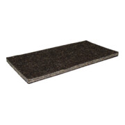 Zellgummiauflage L280xB140xS10mm schwarz