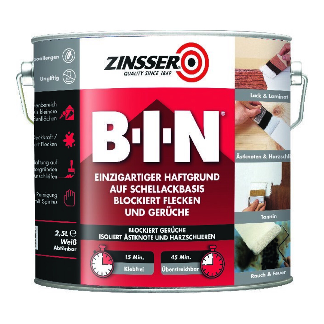ZINSSER BIN 2,5L