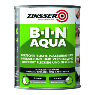 ZINSSER Bin Aqua 1L, 6 Stück