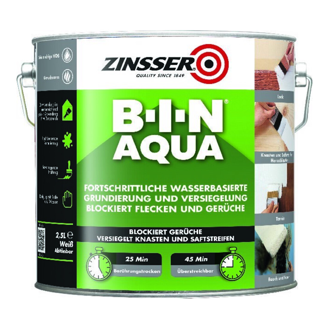 ZINSSER Bin Aqua 2,5L