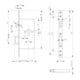 Zirkelriegelschloss Zirkelr./Springgriff PZ silber rd 20x250mm