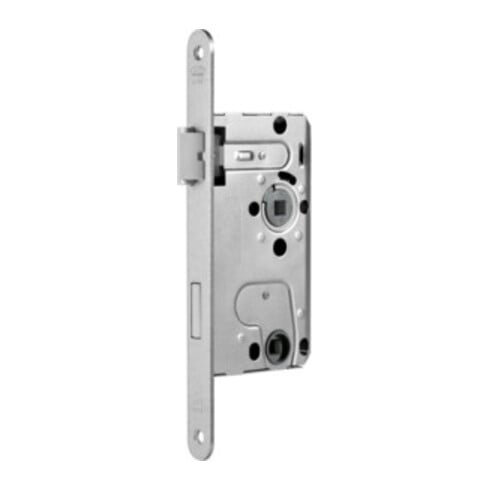 BKS ZT-Einsteckschloss  BAD DIN L silber rd. Kl 1 Ku.BKS