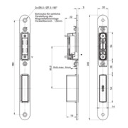 ZT-Einsteckschl.MG 50 SET BB 24/ 55/72/8mm DIN L/R VA rd SSF-5