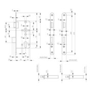 BKS ZT-Einsteckschl.0415 PZW 20/ 55/72/8mm DIN silber ktg.Kl 2 Zinkdruckgruss-4