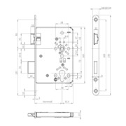 ZT-prise mâle PZ 20/ 65/72/8mm DIN R VA rd Kl 3 Zinc moulé sous pression-3
