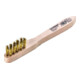 Zündkerzenbürste L.150mm 0,15mm Messingdraht gewellt 3-reihig Btl.LESSMANN-1