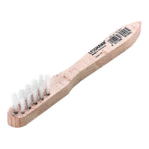 Zündkerzenbürste L.150mm 0,3mm Nyl.PA glatt 3-reihig LESSMANN