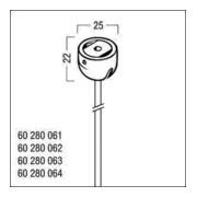 Zumtobel Group Drahtseilabhängungs-Set 1,8x2000 ws 60 280 061-4