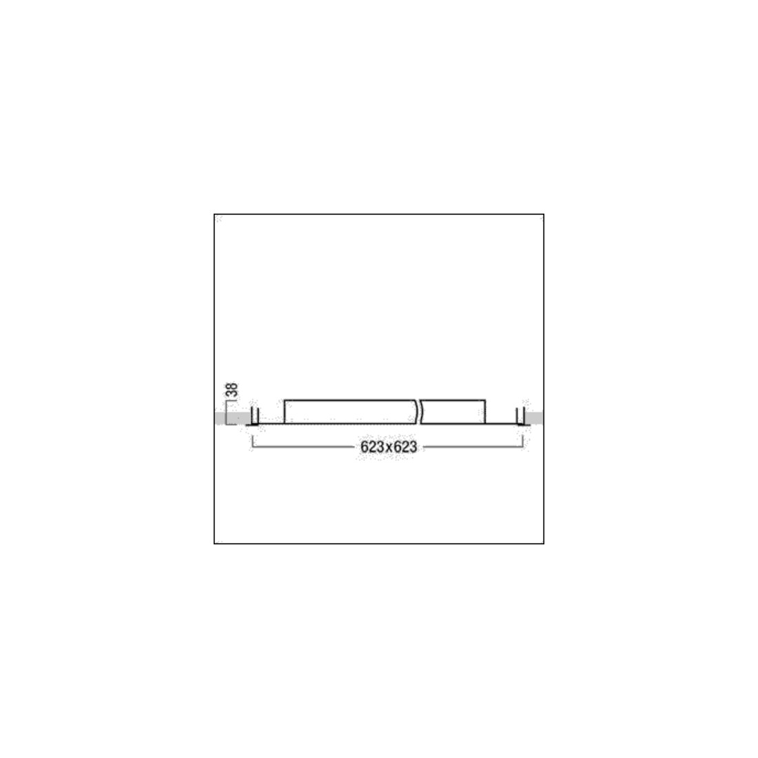 Zumtobel Group LED-spot encastré 3800-840 M625QLDO KA MIREL-L LAY, 42925630