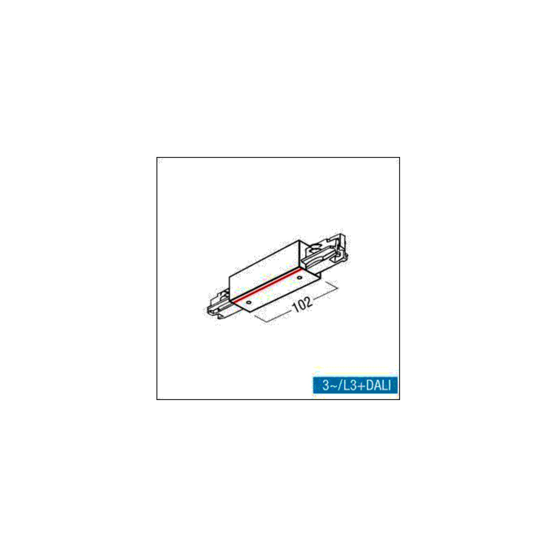 Zumtobel Group Mitteleinspeisung 3ph ws mit Schutzleiter S2 801160