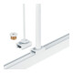 Zumtobel Pièce de fixation 3ph noire montage suspendu S2 800980