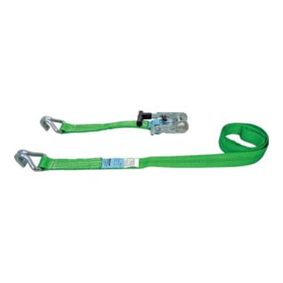 Zurrgurt DIN EN 12195-2 L.6m B.35mm m.DoRapid-Druckratsche+Profilh- LC U 2000daN